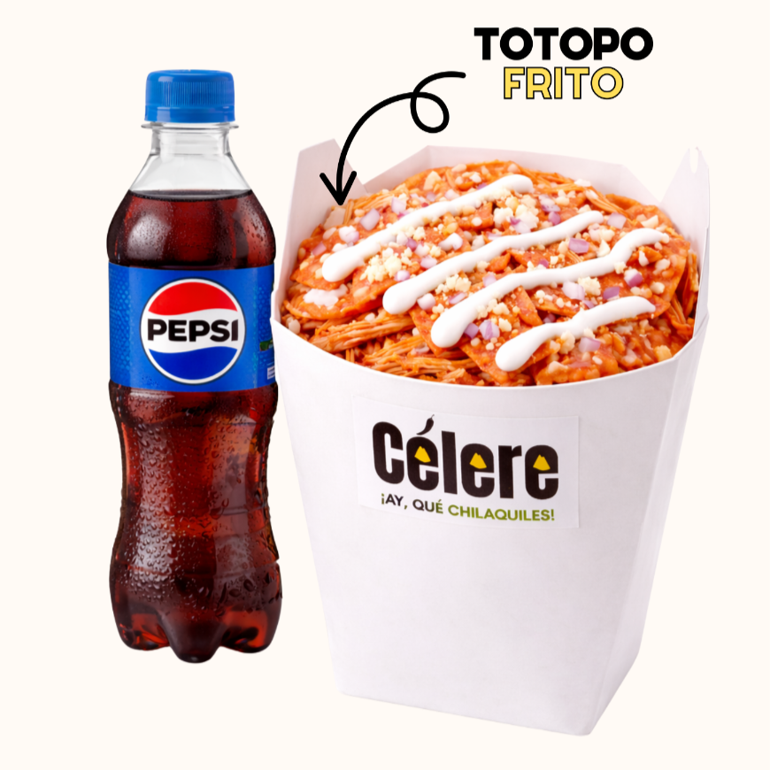 Combo Chilaquiles Clásicos Tamaño Festín y Bebida
