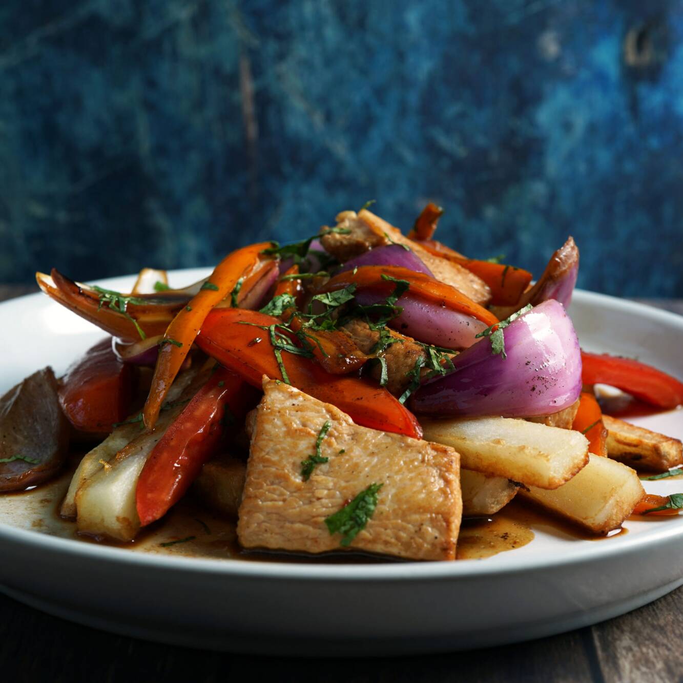 Pollo Saltado Peruano