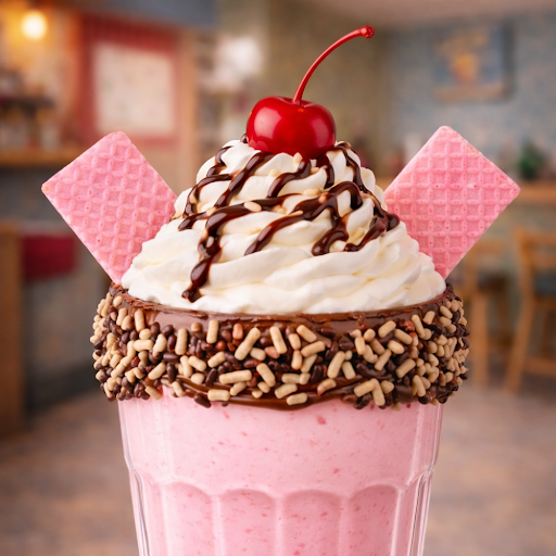 Malteada de Fresa