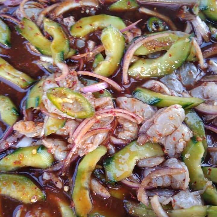 Tosti-aguachile