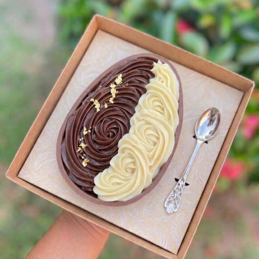 A combinação perfeita de chocolate e ninho para deixar sua Páscoa ainda mais saborosa! Escolha o tamanho que deseja. Fazendo essa compra você recebe um brinde especial <3