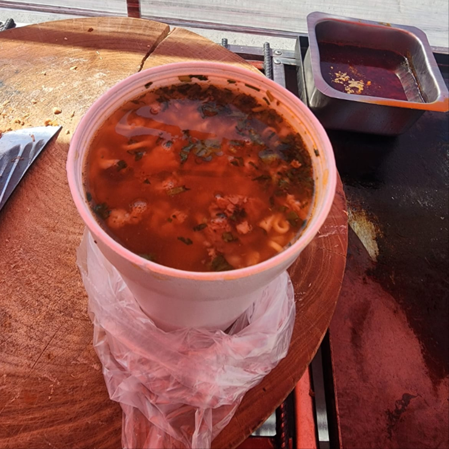 Maruchan con birria