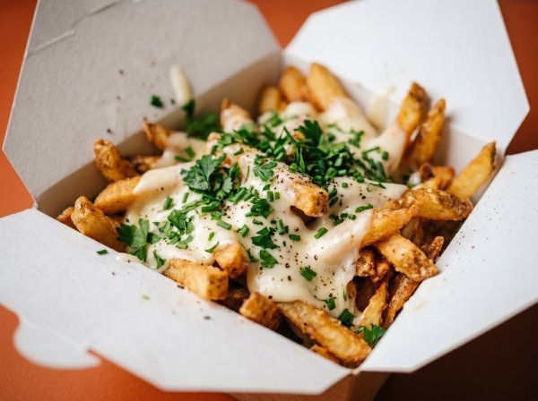 Papas con Salsa Blanca Lemon