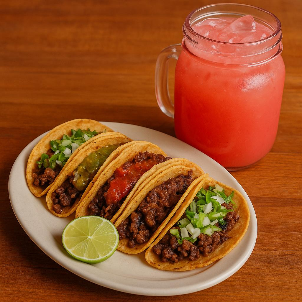 COMBO TACOS Y AGUA