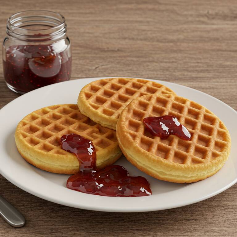 Waffles Dulces