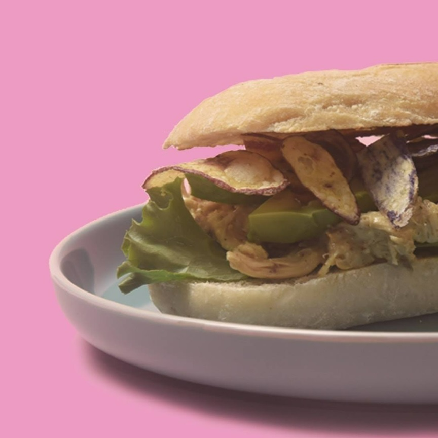 Sándwich de Pollo a la Brasa