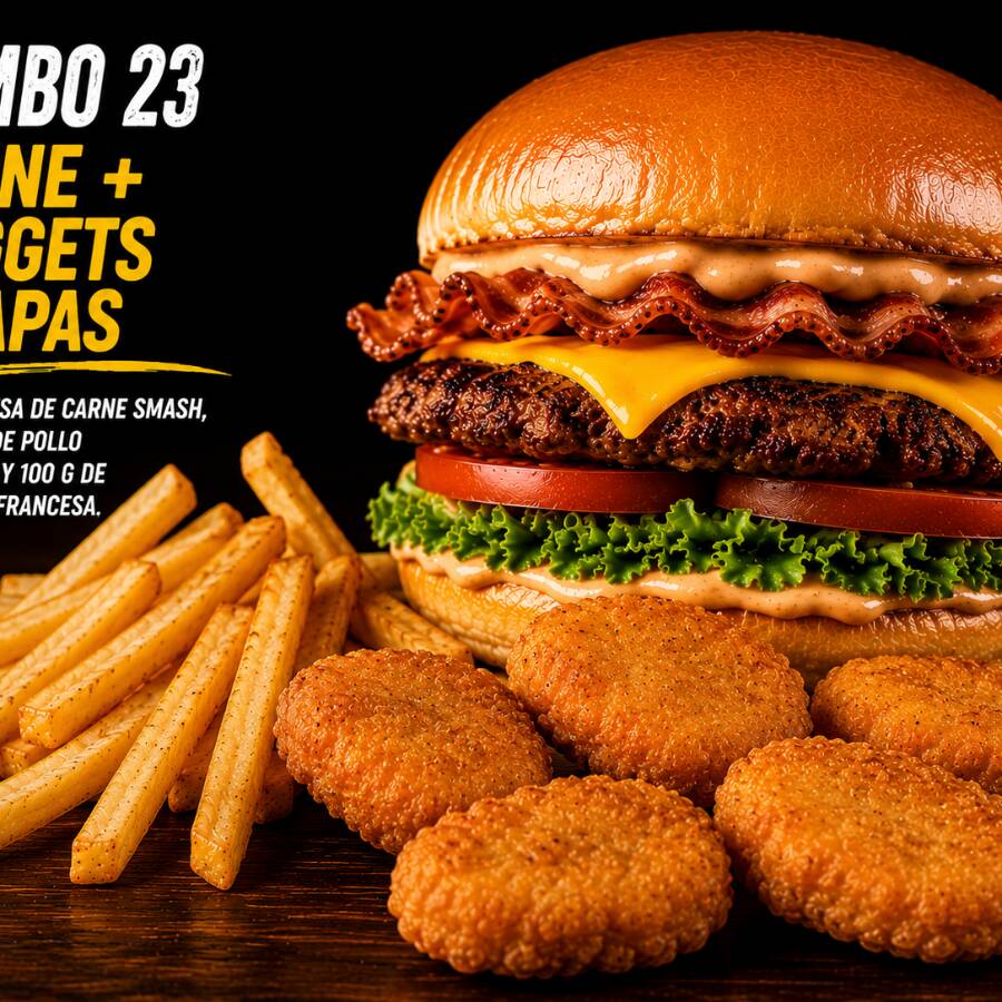 Combo Smash Burger Supreme 2