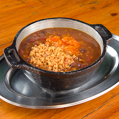 Frisoles con Tocino