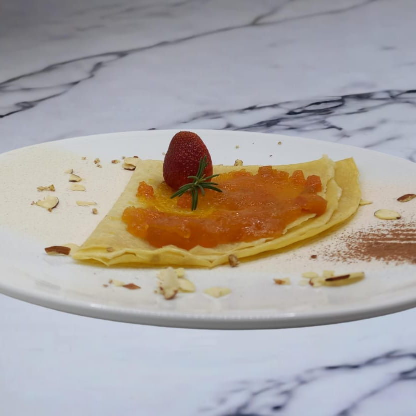 Crepa De Mermelada Melocoton