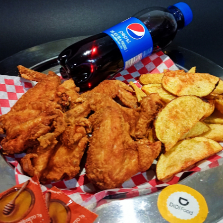 🍗Combo 10 Piezas de Alitas Broaster + Gaseosa🥤