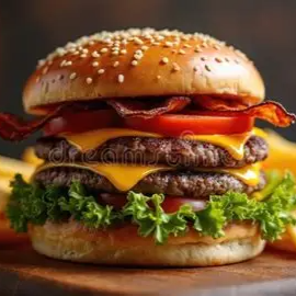 HAMBURGUESA DOBLE CARNE