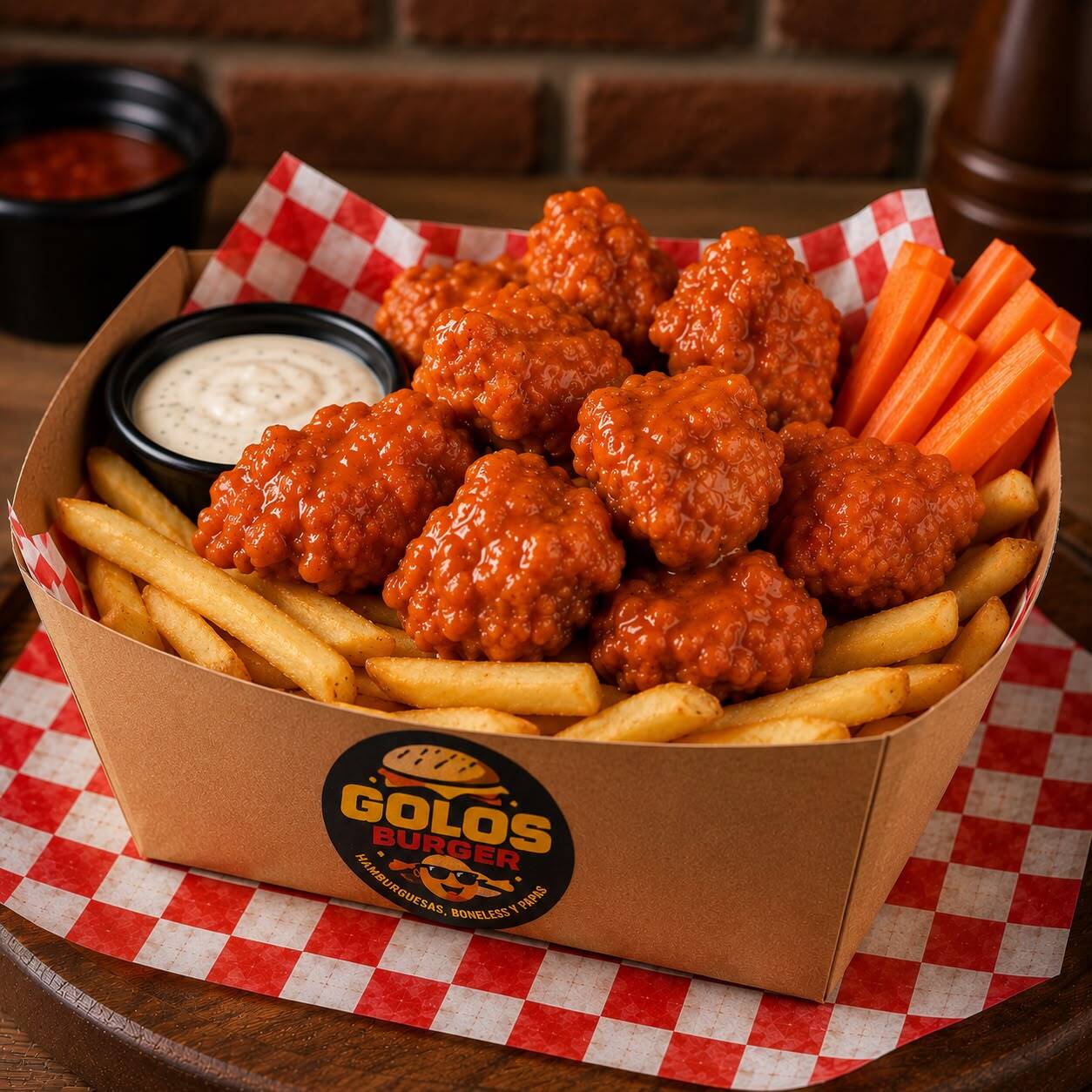 Boneless con Papas 250 g