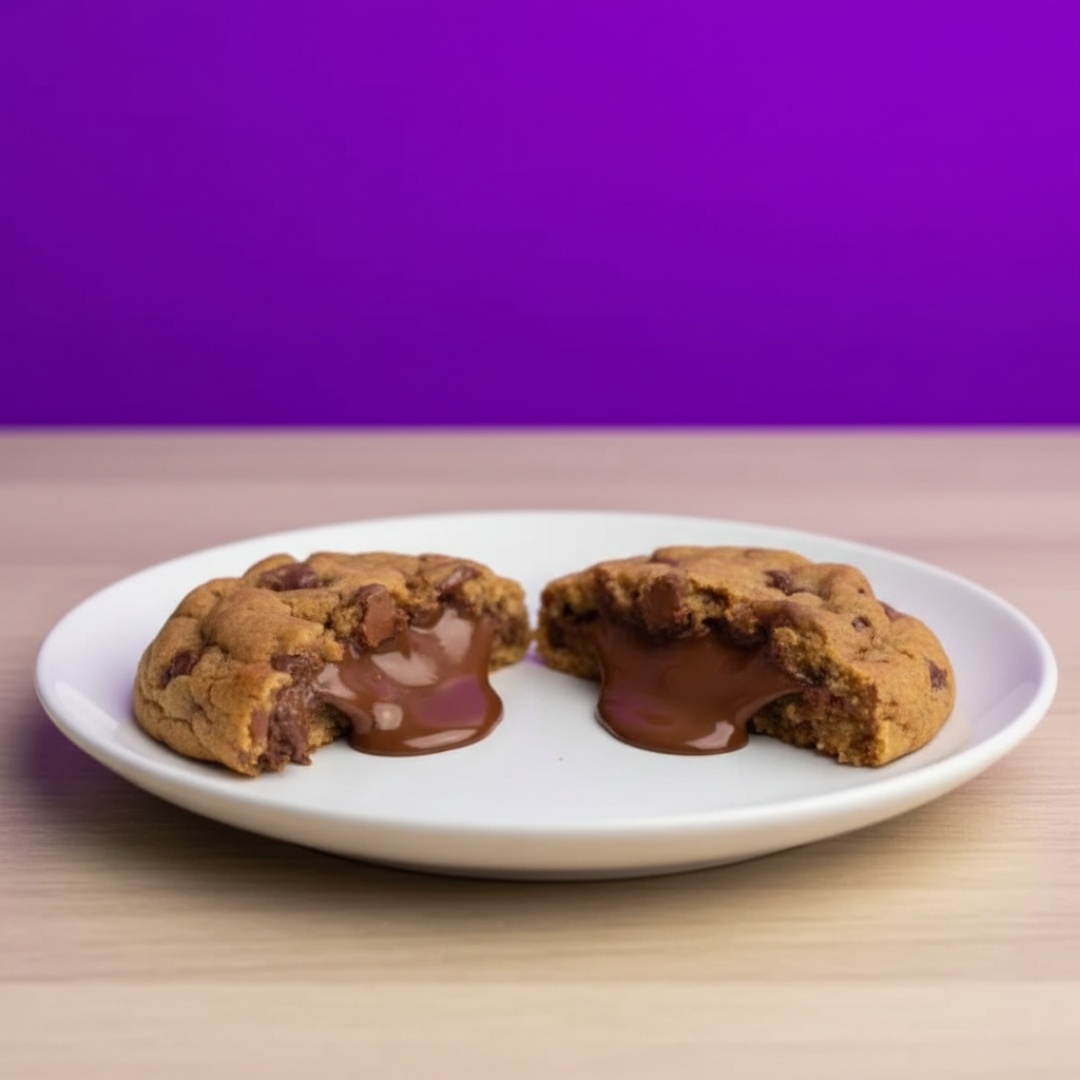 Nosso delicioso cookie de com massa tradicional de baunilha com gotas de chocolate nobre e pedaços de Ovomaltine, recheado com 30g de recheio cremoso de Ovomaltine. Recomendamos esquentar 20 segundos no microondas ou 5 minutos no forno a 180graus para uma experiência ainda mais especial! Pesa aproximadamente 100g.
