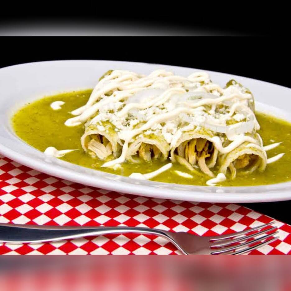 Enchiladas verdes CHICAS 3 pz