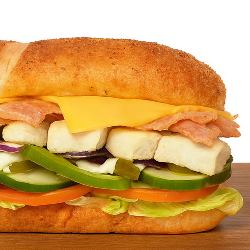 Pollo Ranch y Tocino 15 Cm