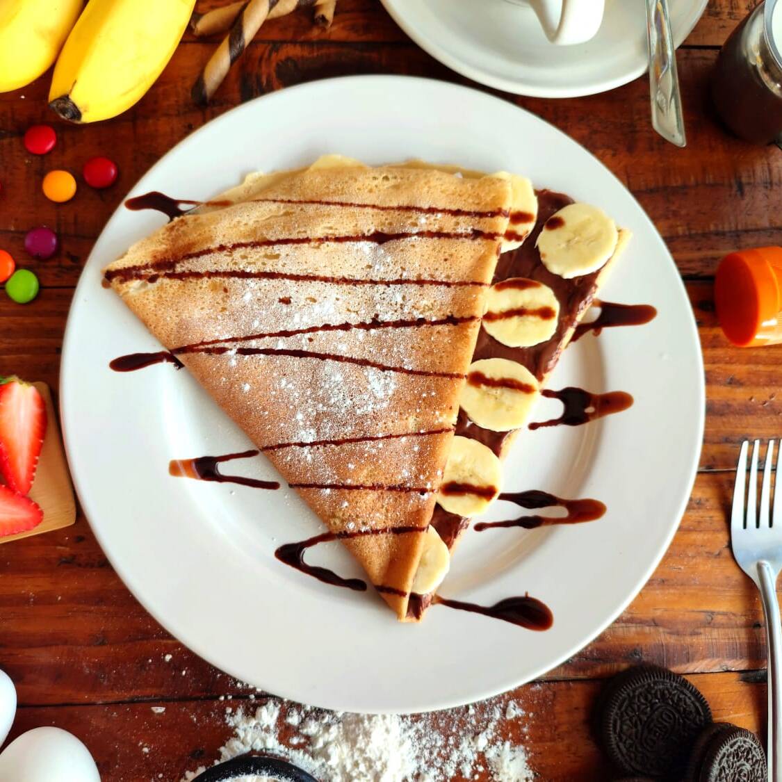 Crepa con Nutella y Plátano