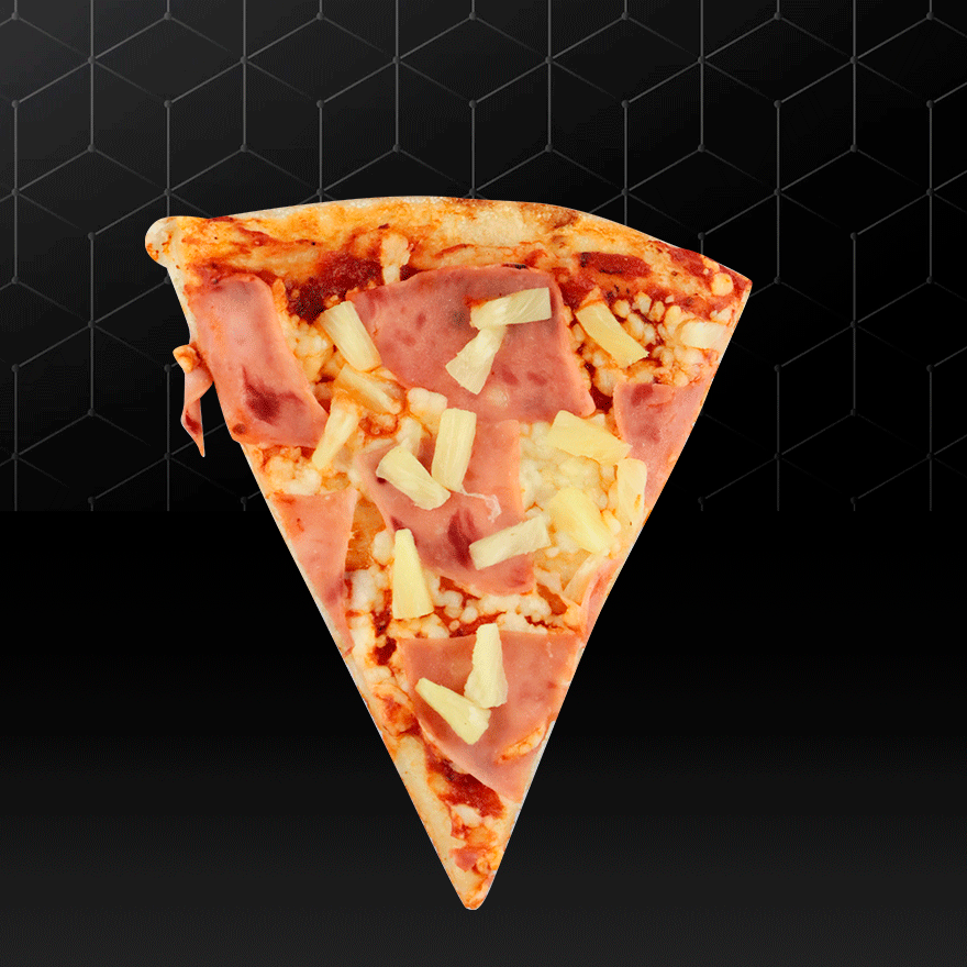 Rebanada de Pizza Hawaiana C