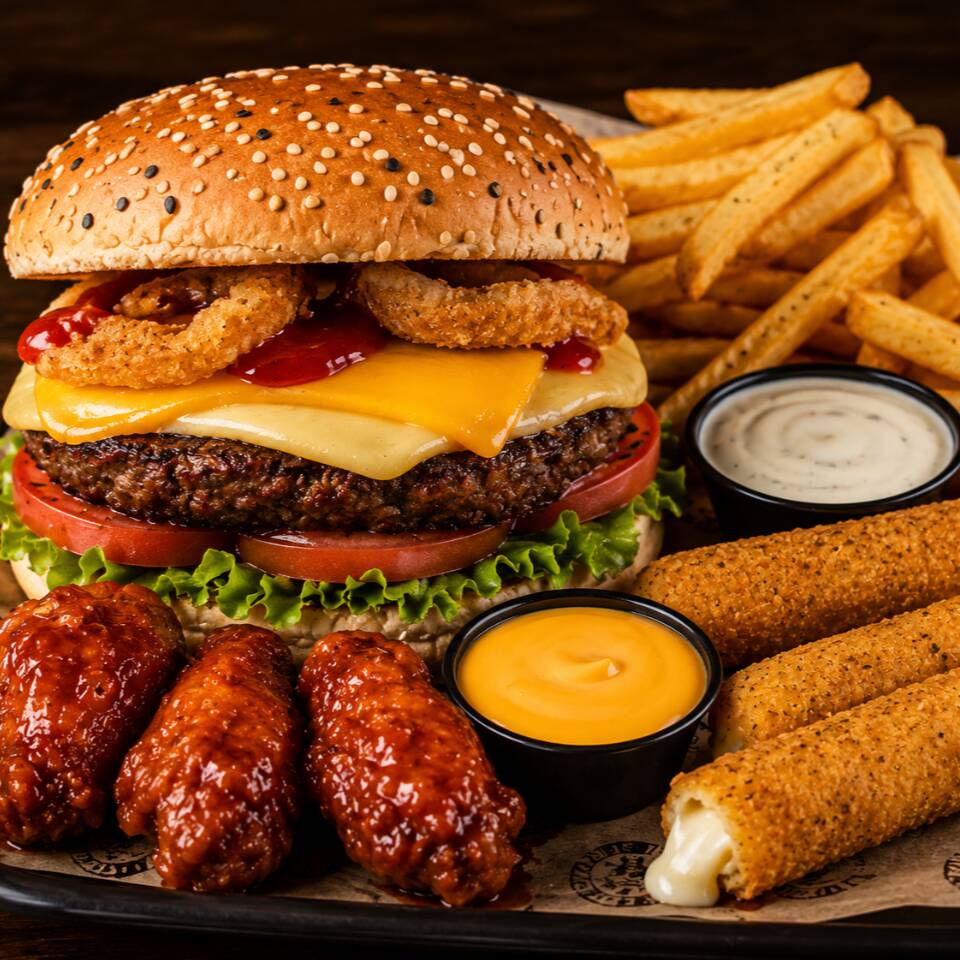 combo bbq + alitas