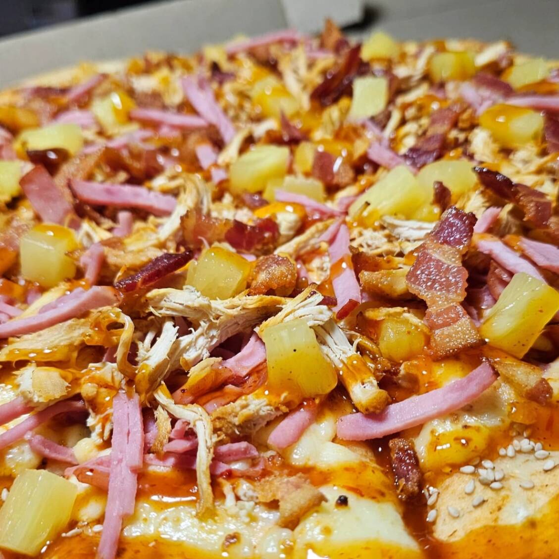 DOBLE HAWAIANA HABANERO (Pizza Grande)