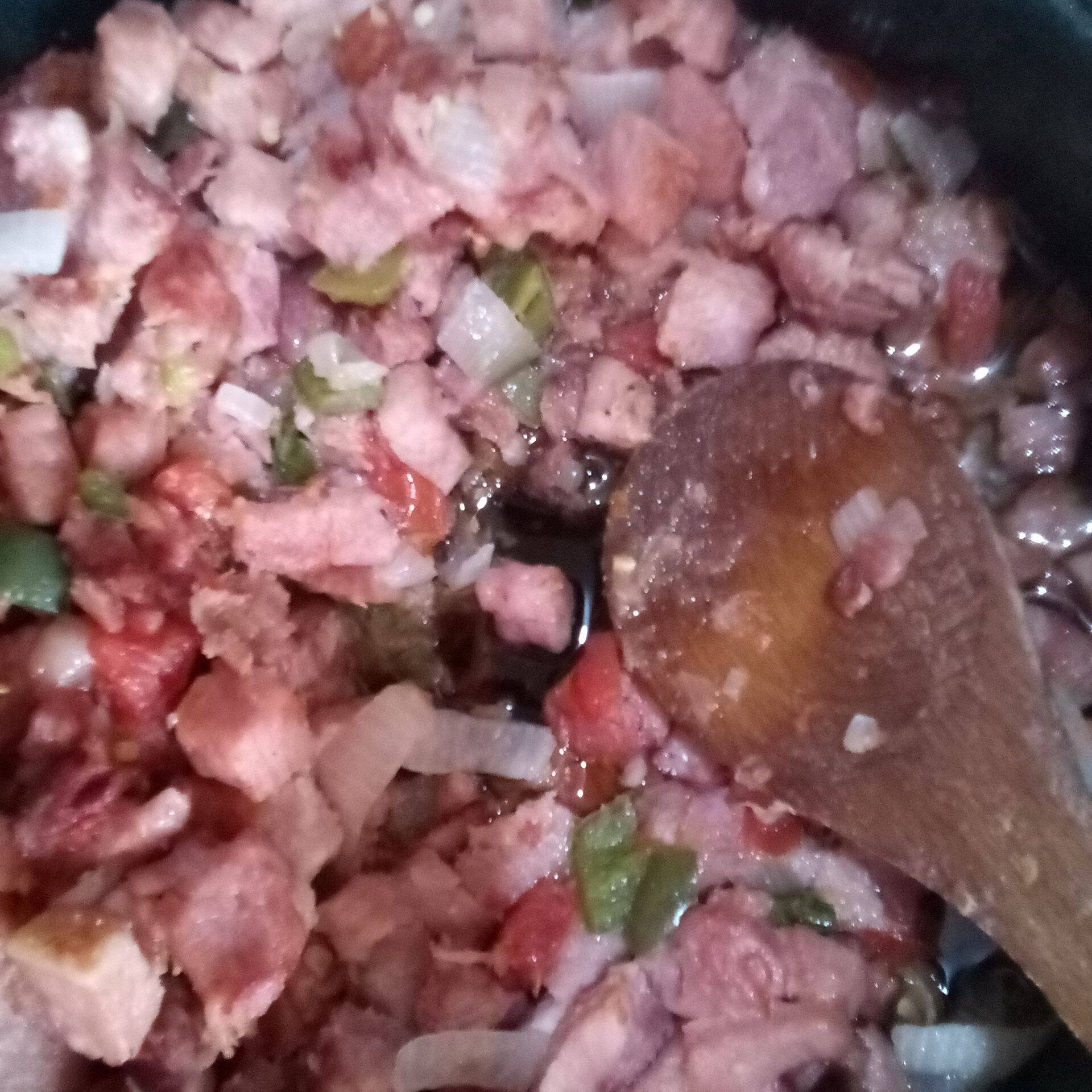 Chuleta ahumada a la mexicana