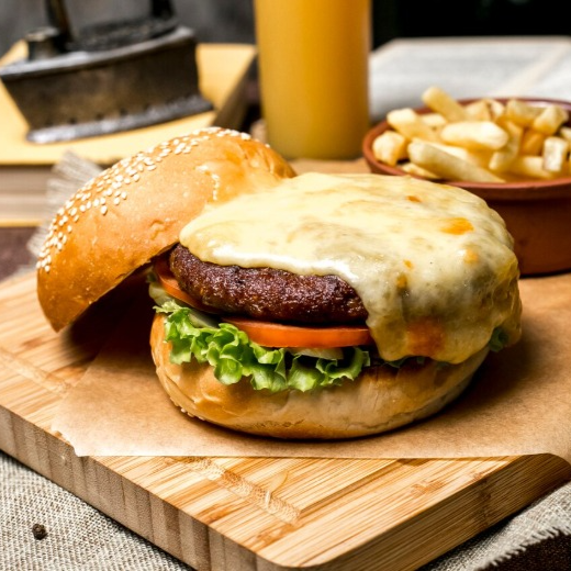 HAMBURGUESA 3 QUESOS