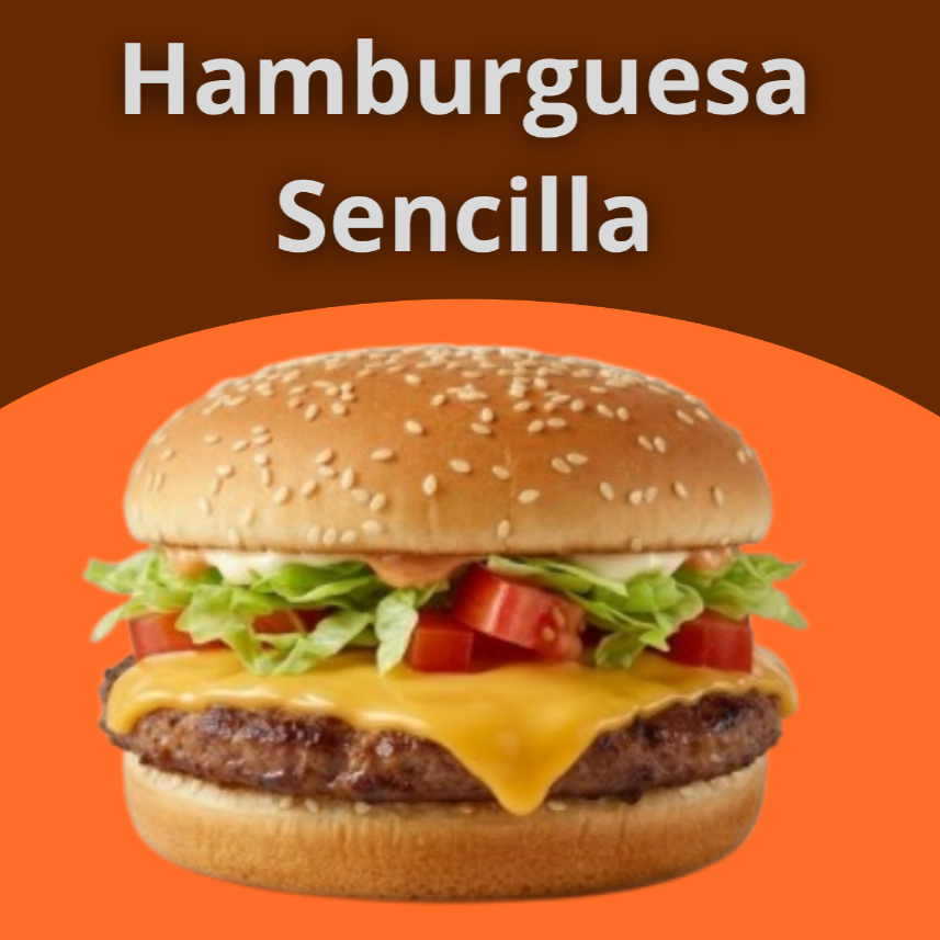 Hamburguesa Sencilla