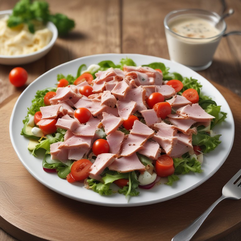 Ensalada con Jamón