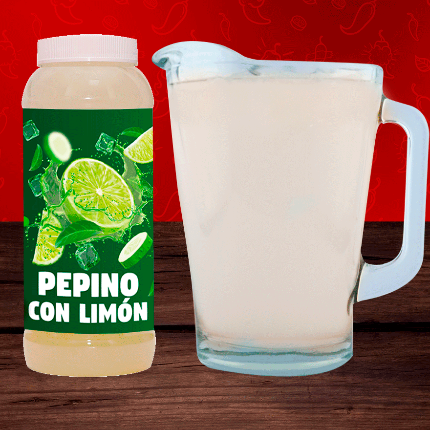 Agua de Pepino con Limón 1 L