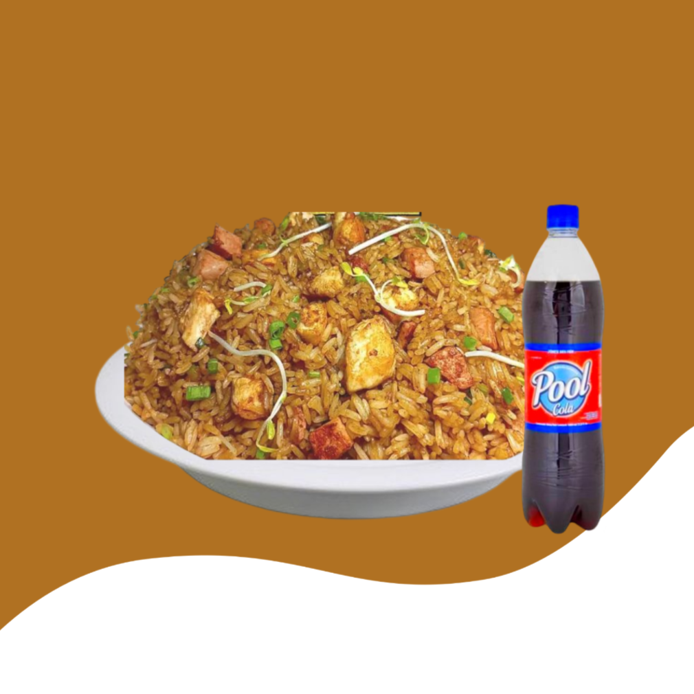 Arroz Chino 3 Personas Mas Una Bebida de Litro