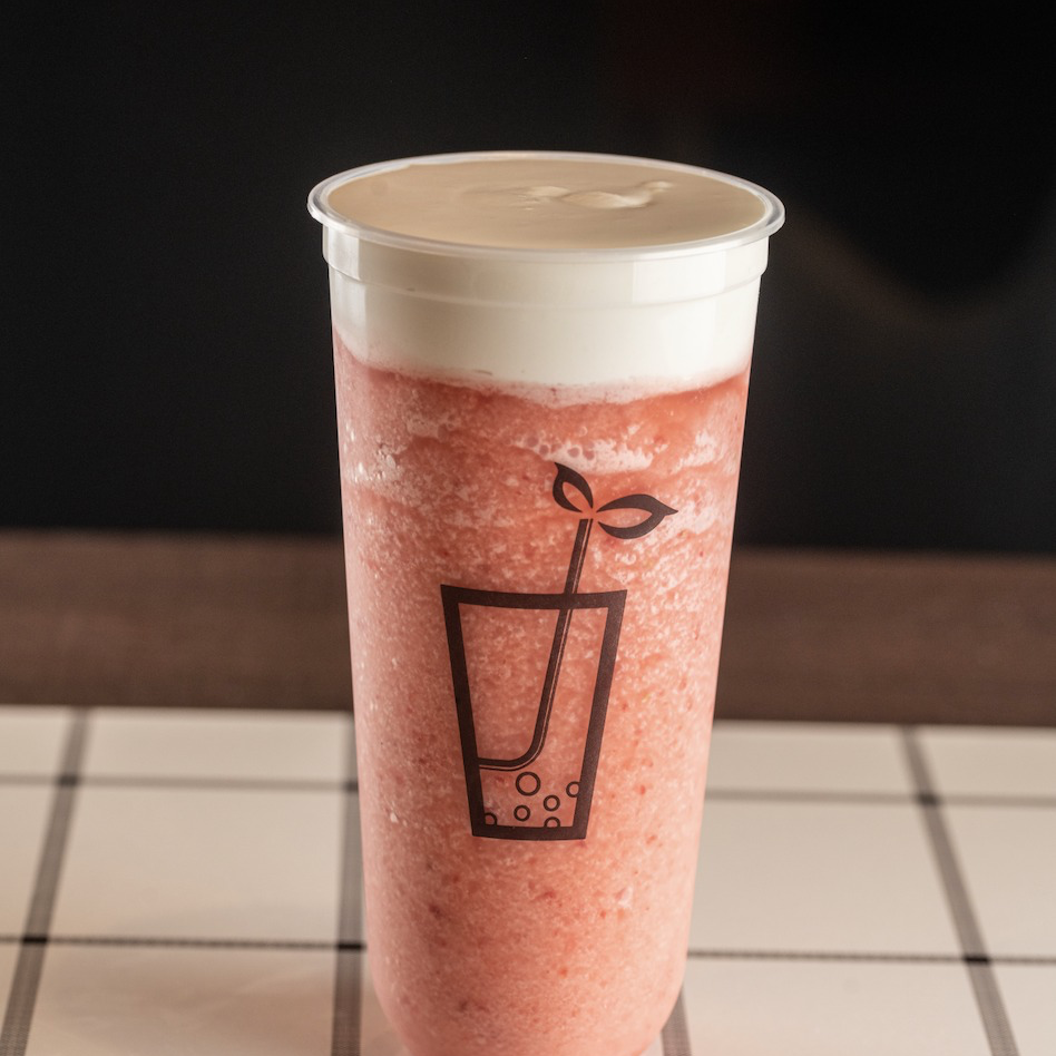 Cheese Foam Strawberry