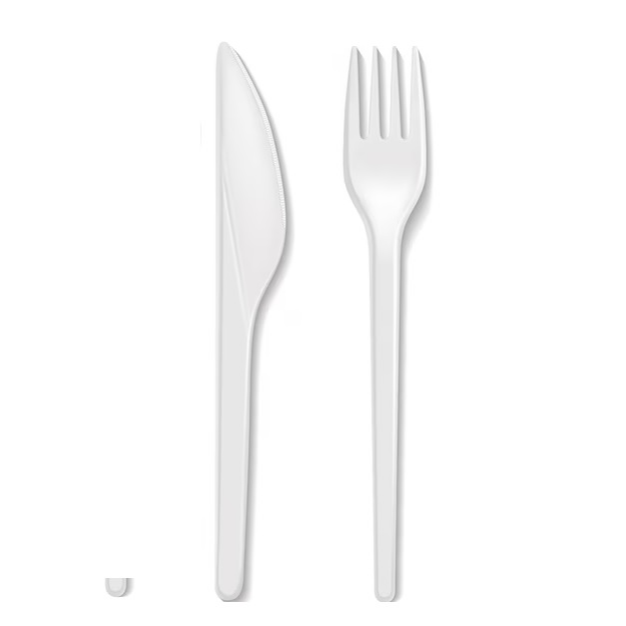 Cubiertos (tenedor y chuchillo)