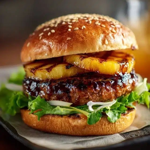 HAMBURGUESA HAWAIANA