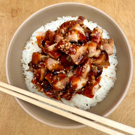 Teriyaki Bowl de Pollo al Carbón