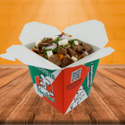 Chilaqleta con Arrachera