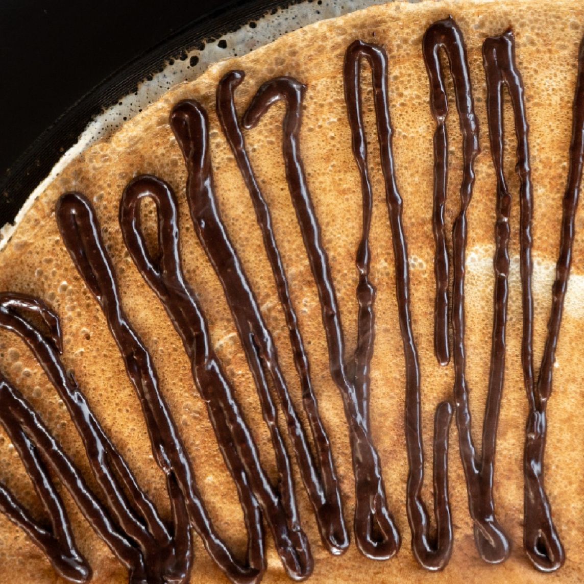 Crêpe de Chocolate Amargo