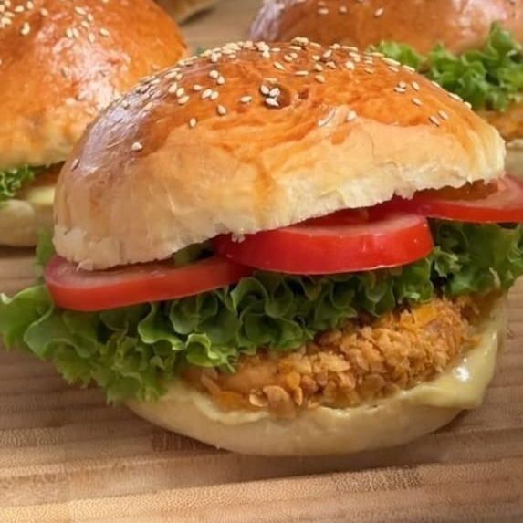 Hamburguesa de Pollo (milanesa)