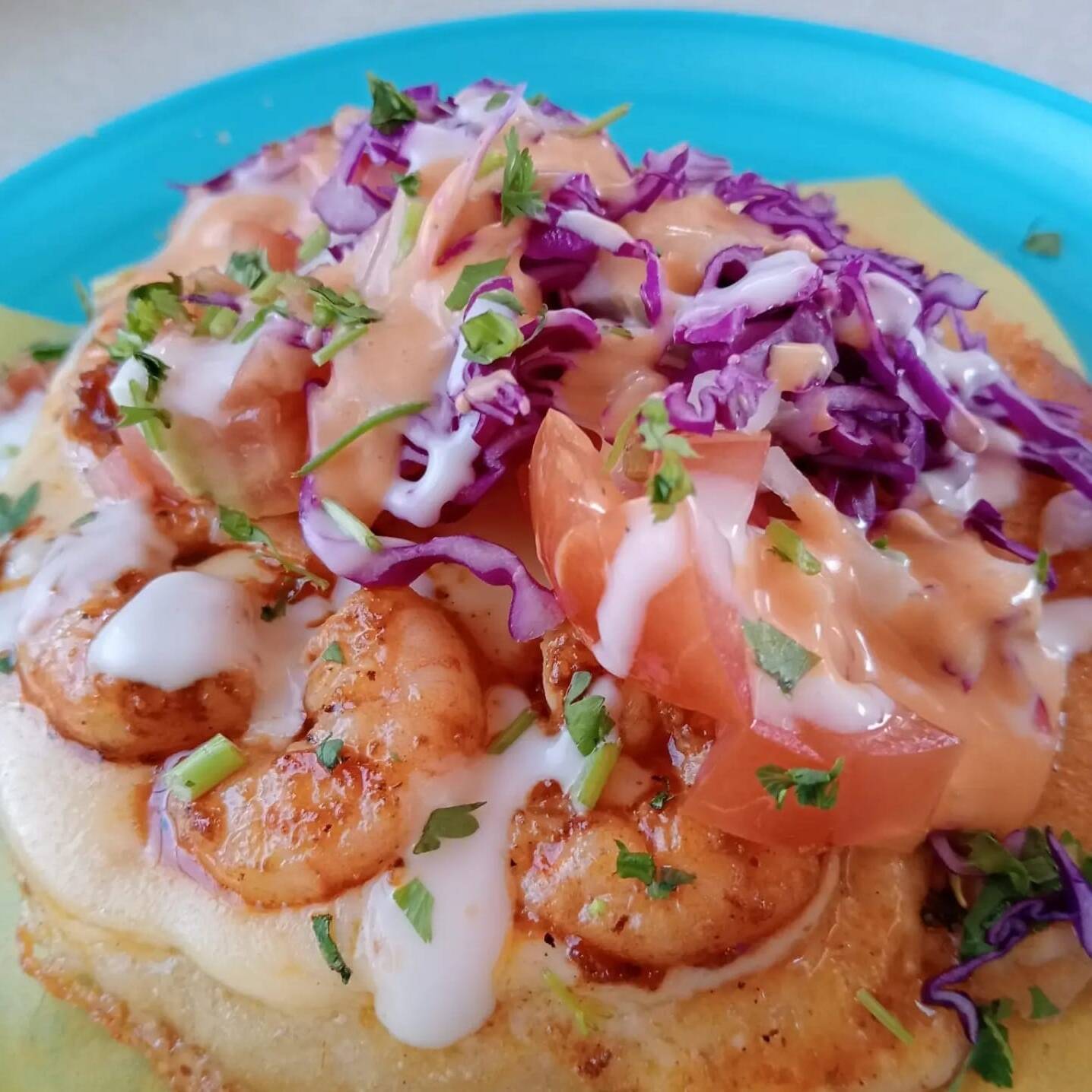 Taco de Camarón Enchilado