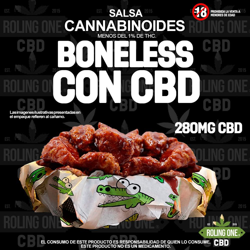 8 Pz de Boneless CBD 280 mg