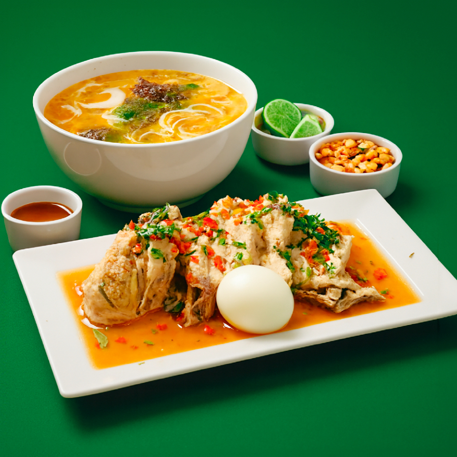 Caldo de Gallina Acevichado