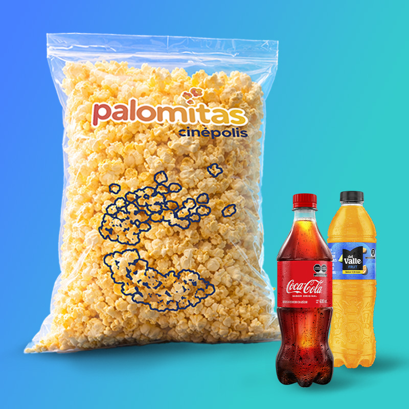 Palomitas Cinépolis® Party Size & Refrescos