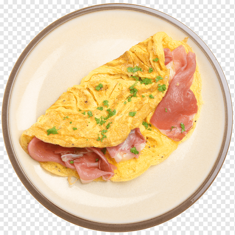 Omelet de Queso y Jamon