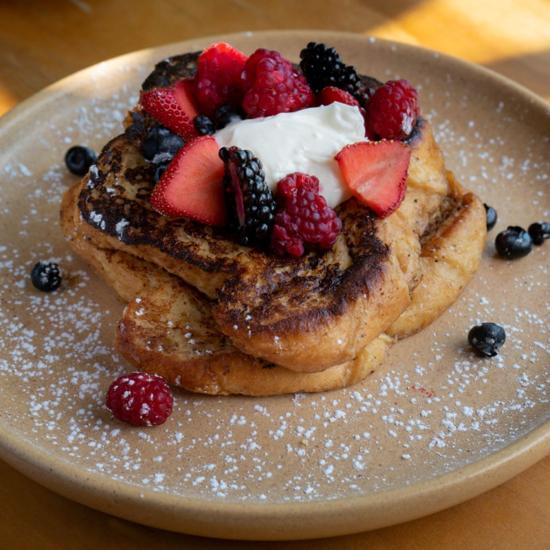 Pan francés frutos rojos