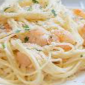 Espagueti con Camarones