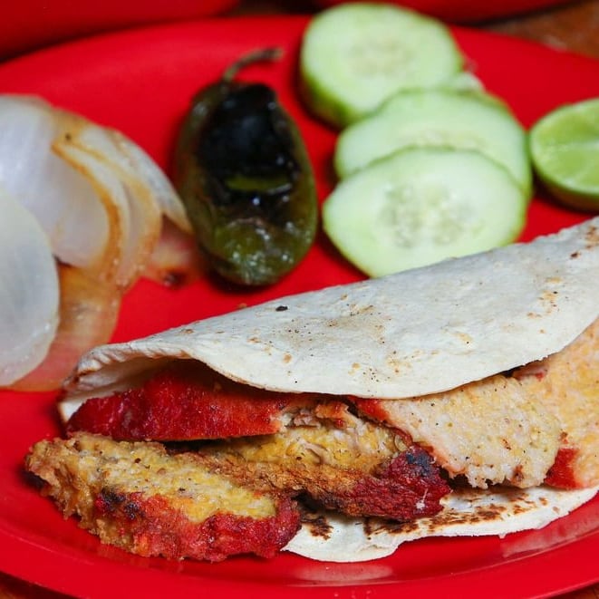 Taco Dorado De Ubre
