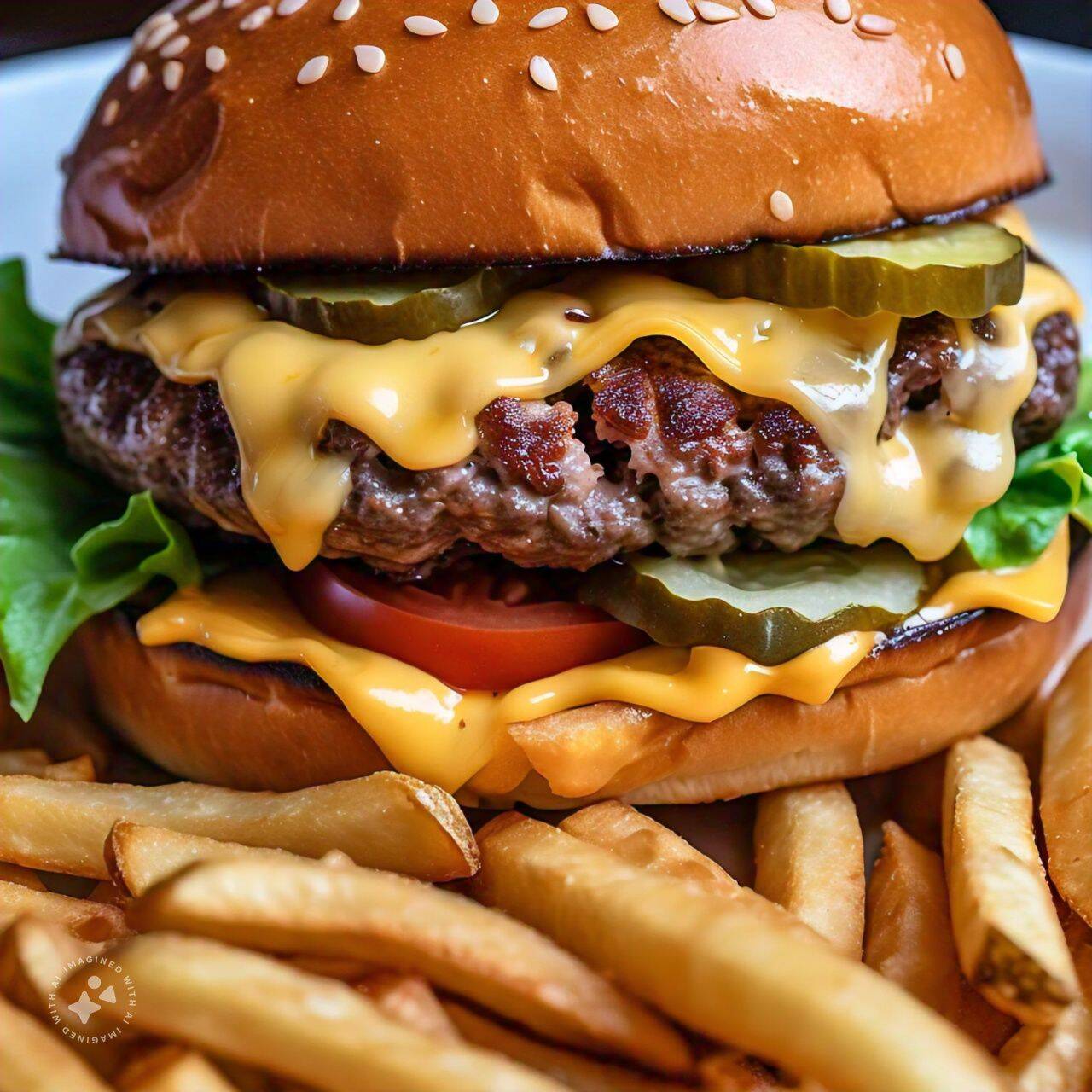Hamburguesa Clásica C/ Papas