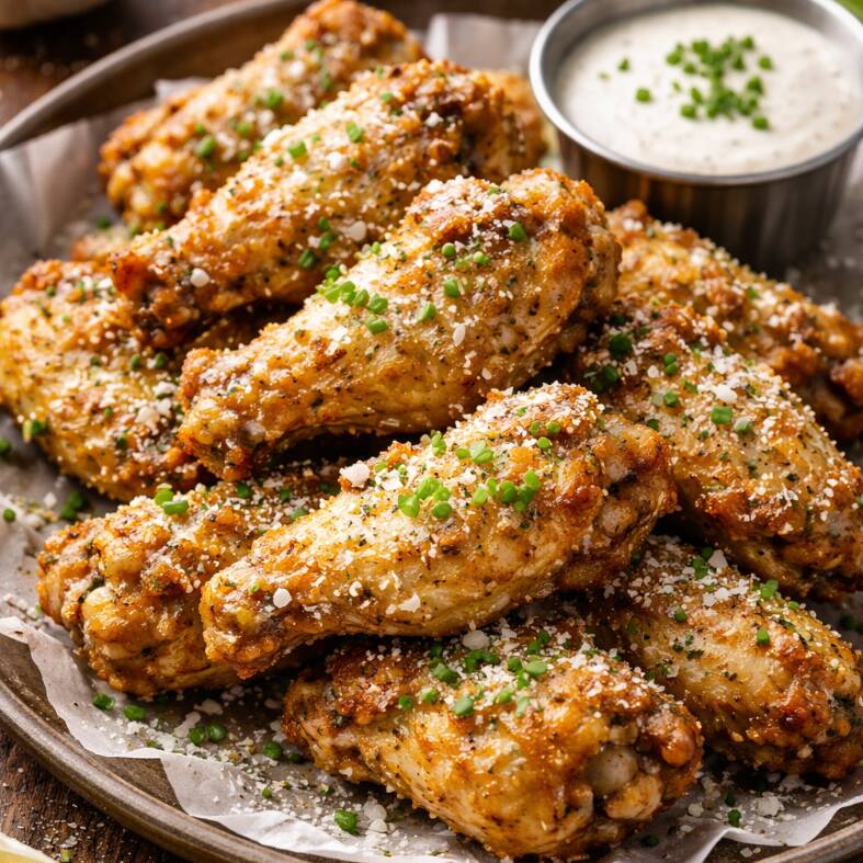 Alitas Parmesano