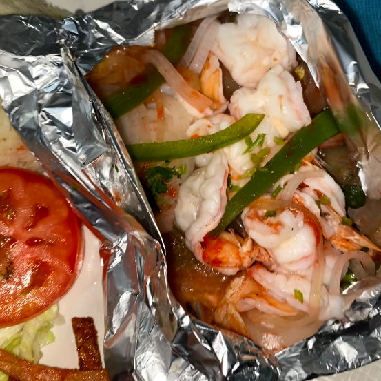 Camarón a la cantonesa