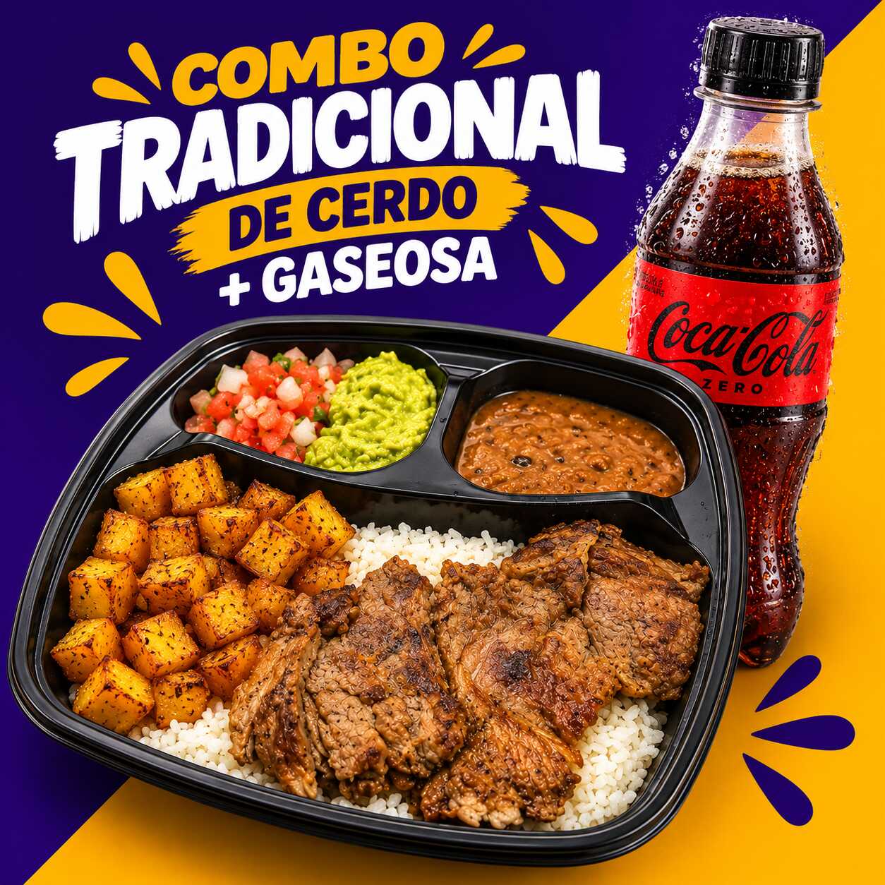 COMB0 TRADICIONAL CERDO + GASEOSA
