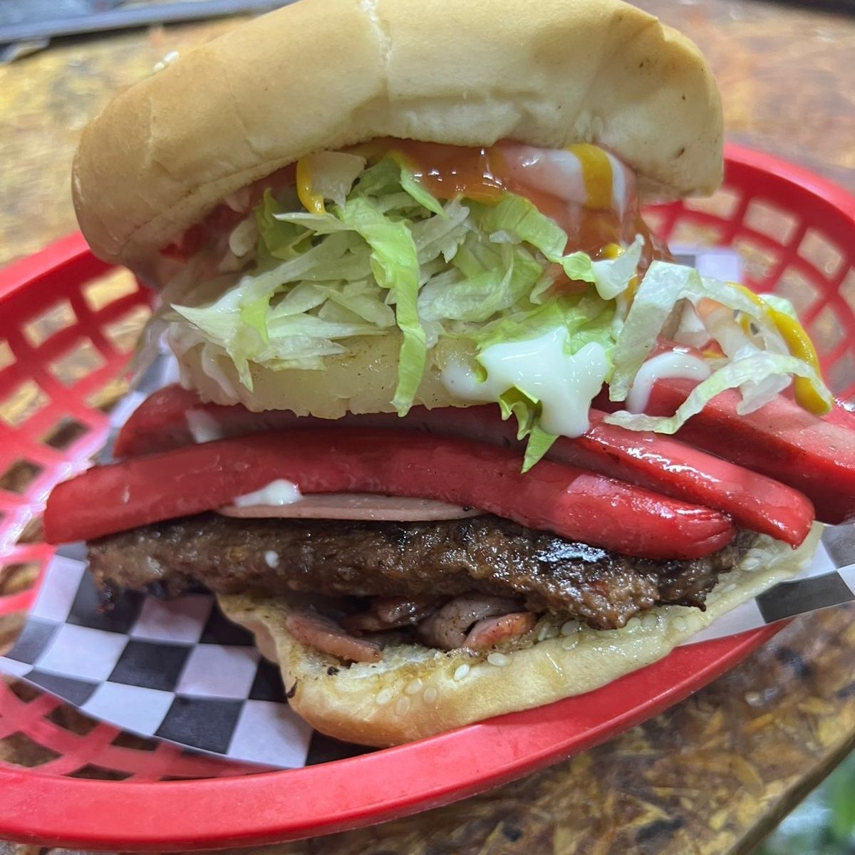Hamburguesa Hawaiana