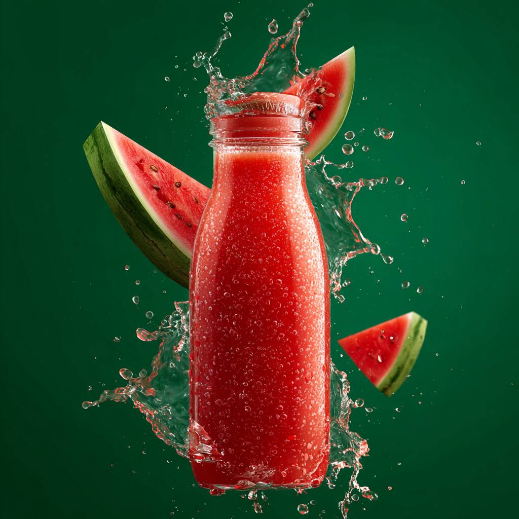 Suco de melancia 300ml na garrafinha